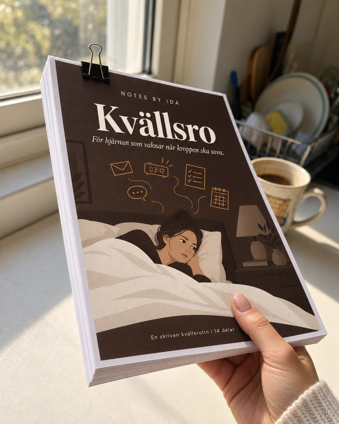 Kvällsro läses i sängen innan lampan släcks
