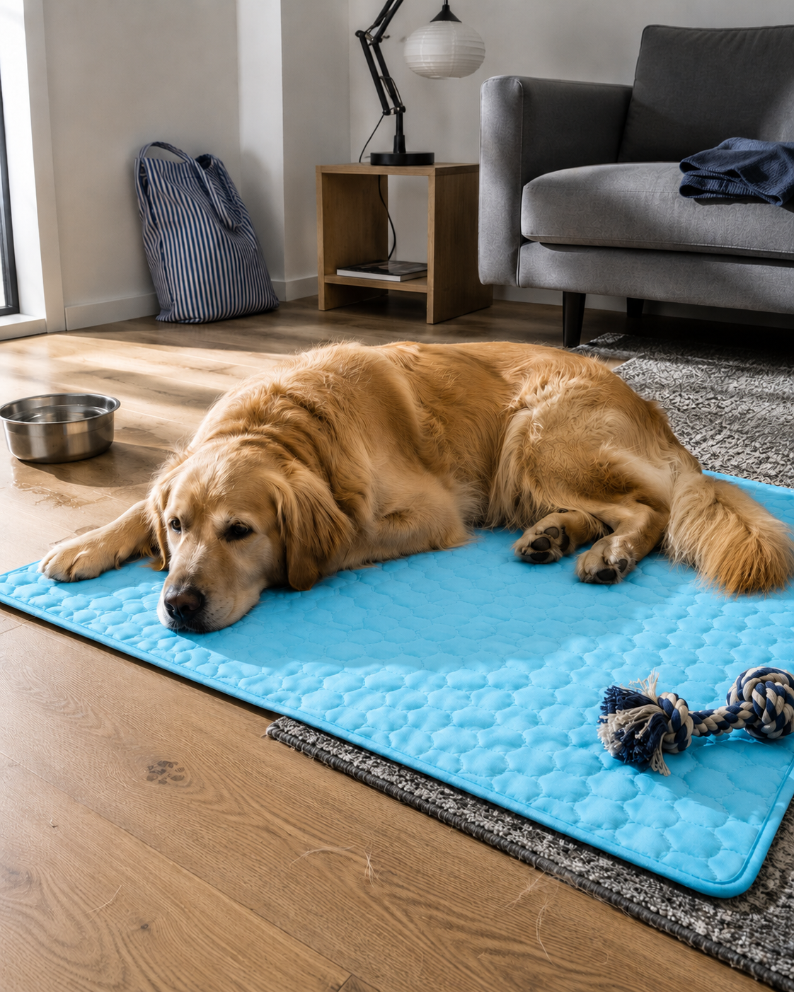 Frostcore Breeze™ – Kjølende Hundematte for varme dager